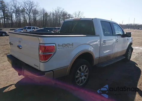 2011 Ford F-150 King Ranch из США, поврежденный, VIN 1FTFW1EF0BKD08370